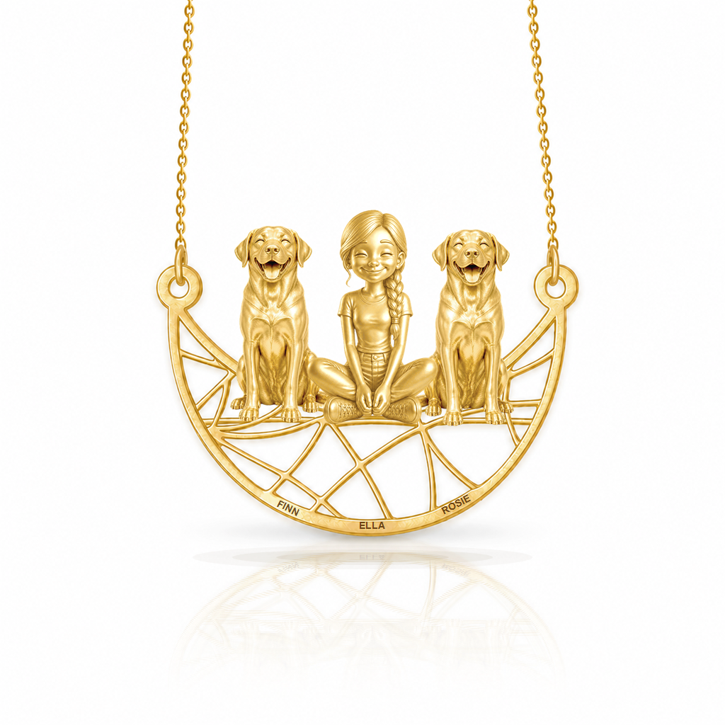 Soulyshine Labrador Retriever personalized companion necklace