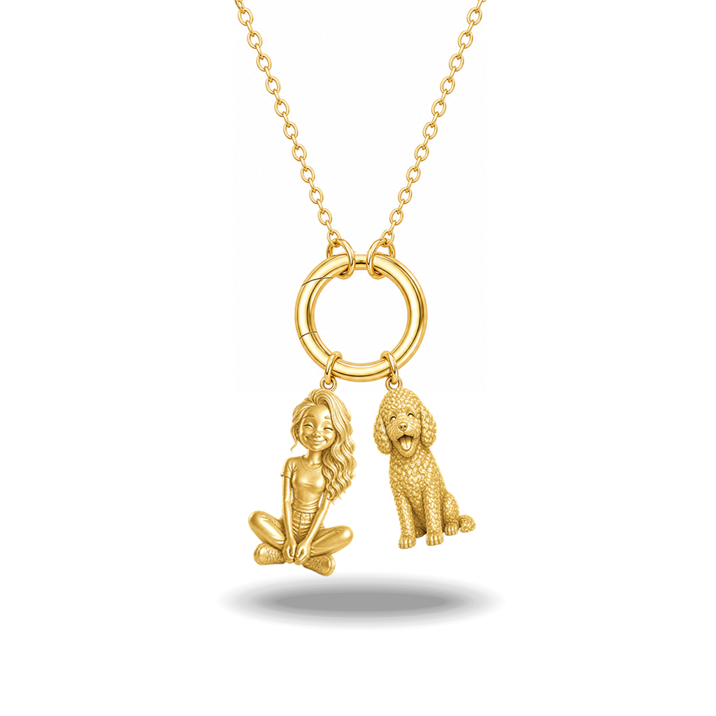 Lagotto Romagnolo - 18K Gold Vermeil - 1st