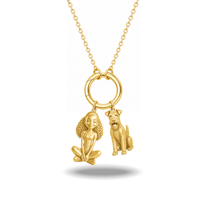 Lakeland Terrier - 18K Gold Vermeil - 1st