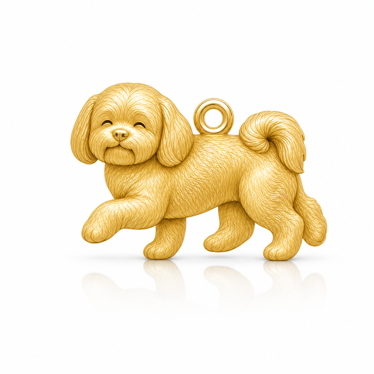 Soulyshine Lhasa Apso puppy cut Personalized Pet Companion Charm Only