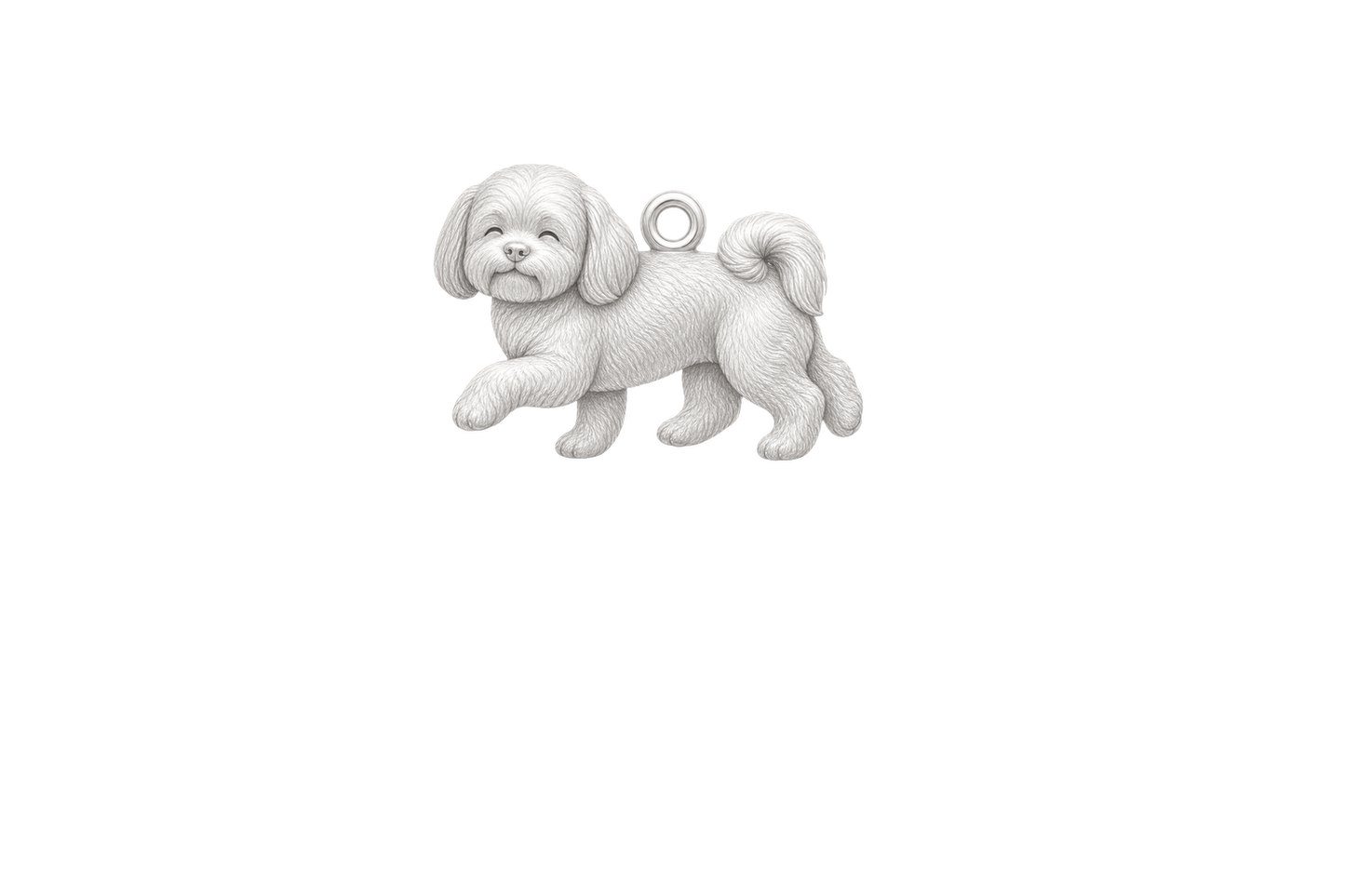 Soulyshine Lhasa Apso puppy cut Little Love Charm Only - Image 1