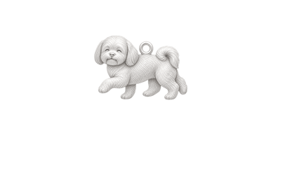 Soulyshine Lhasa Apso puppy cut Little Love Charm Only - Image 1