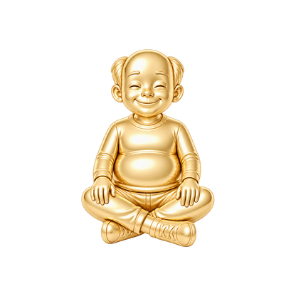 Curvy / Balding Side Hair / Gold — Man Charm | man-charm-2026-09-23
