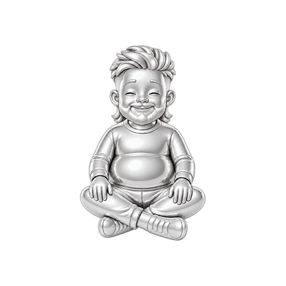 Curvy / Burst-Fade Mullet & Tapered Beard / Silver — Man Charm | man-charm-2026-09-23