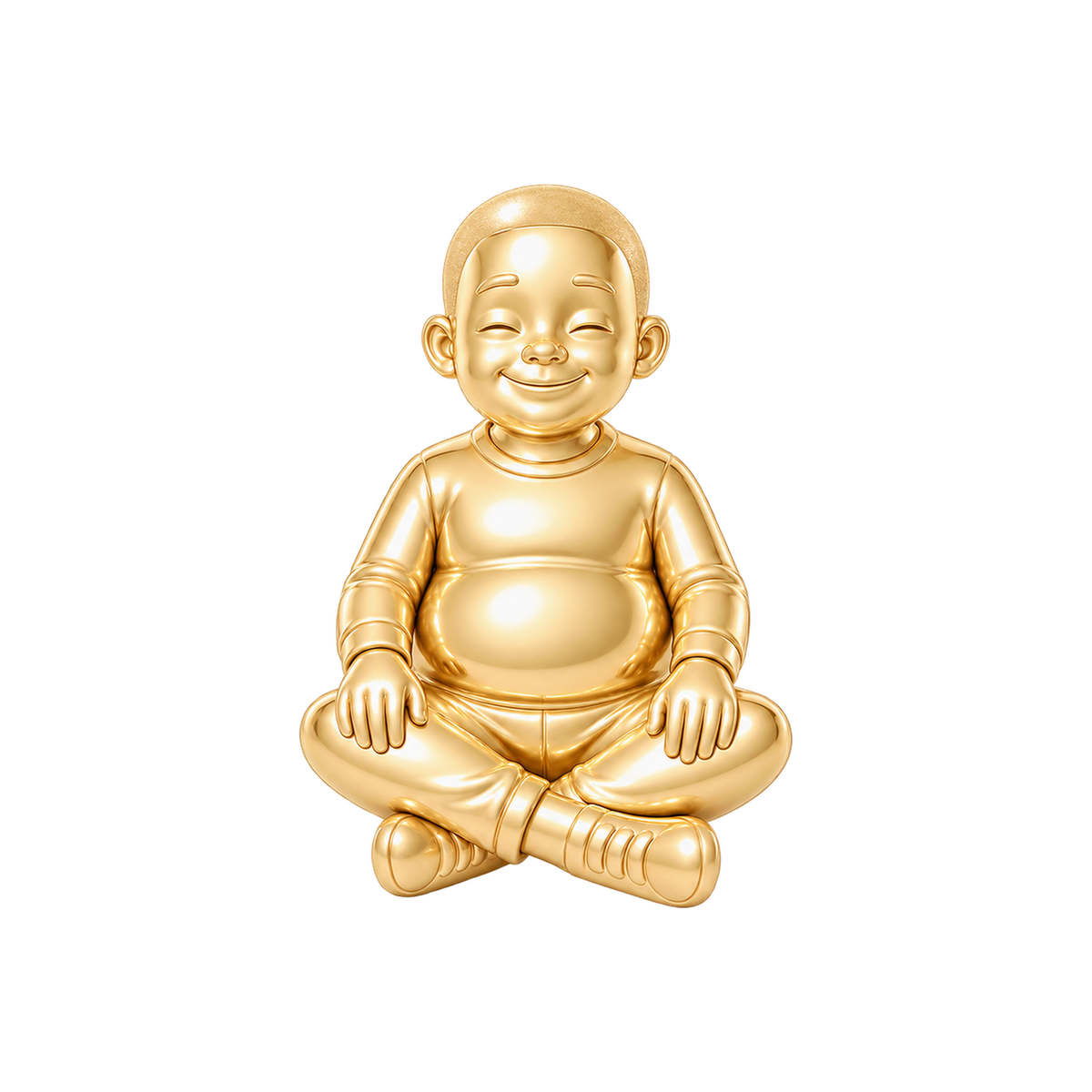 Curvy / Buzz Cut / Gold — Man Charm | man-charm-2026-09-23