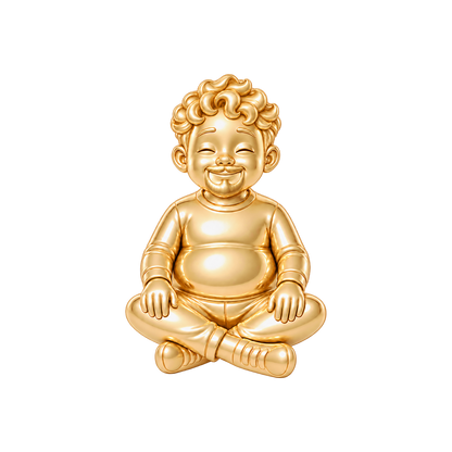 Curvy / Curly Mop & Goatee / Gold — Man Charm | man-charm-2026-09-23
