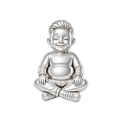 Curvy / Short Pompadour & Short Boxed Beard / Silver — Man Charm | man-charm-2026-09-23
