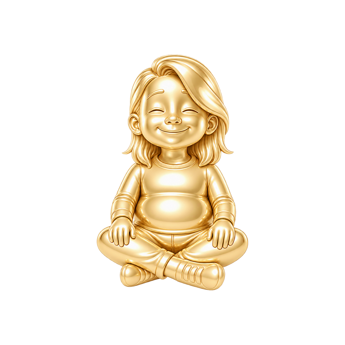 Curvy / Shoulder-Length Hair / Gold — Man Charm | man-charm-2026-09-23