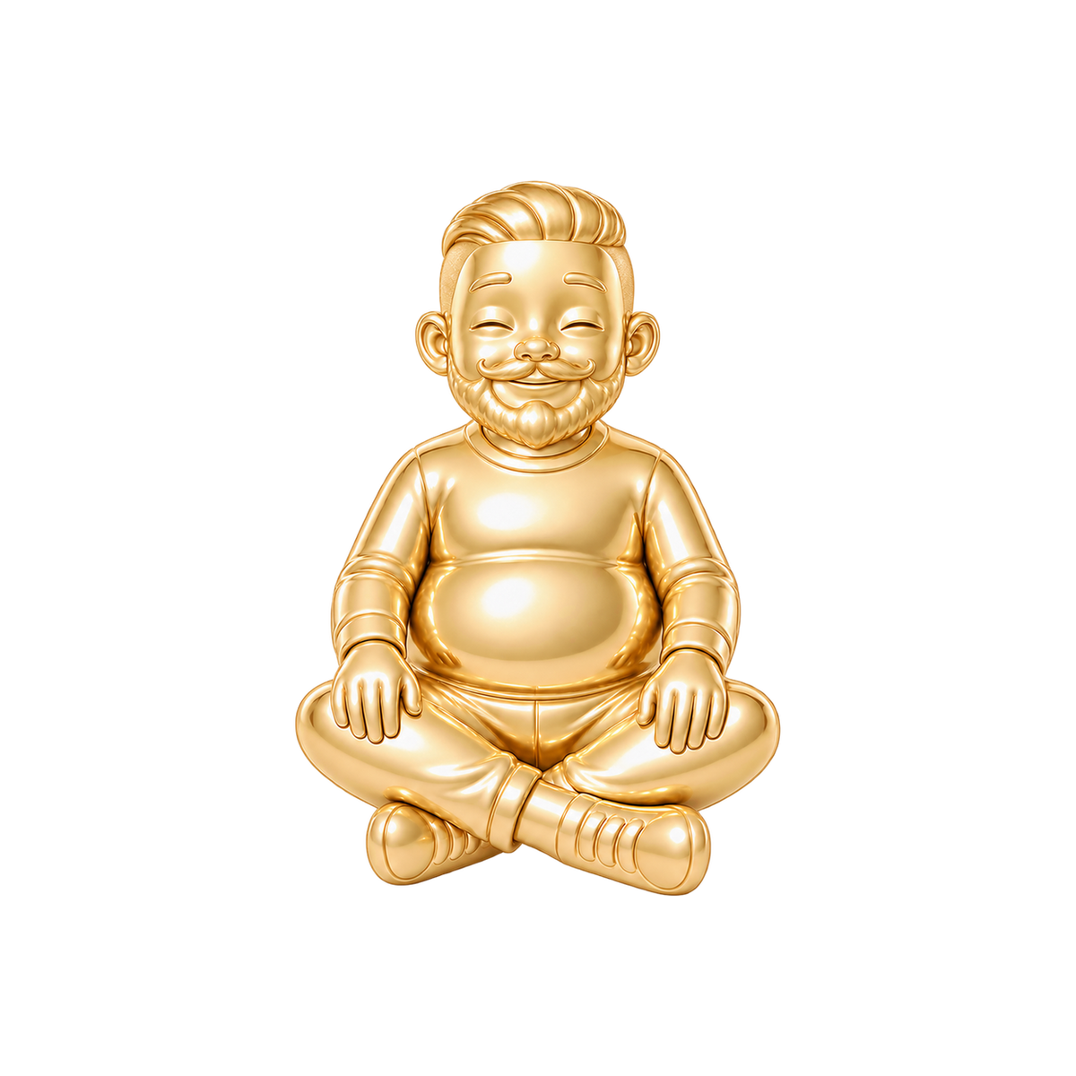 Curvy / Slicked-Back Undercut & Verdi Beard / Gold — Man Charm | man-charm-2026-09-23