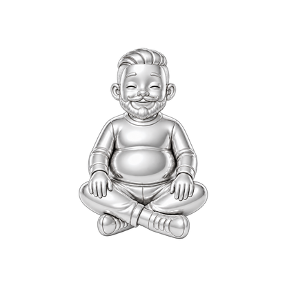 Curvy / Slicked-Back Undercut & Verdi Beard / Silver — Man Charm | man-charm-2026-09-23