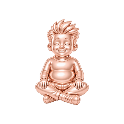 Curvy / Spiky Hair / Rose Gold — Man Charm | man-charm-2026-09-23