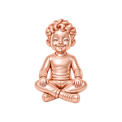 Regular Fit / Curly Mop & Goatee / Rose Gold — Man Charm | man-charm-2026-09-23