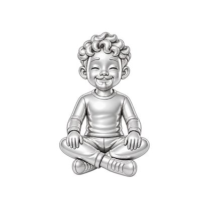 Regular Fit / Curly Mop & Goatee / Silver — Man Charm | man-charm-2026-09-23