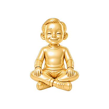 Regular Fit / Mature Receding Side Part / Gold — Man Charm | man-charm-2026-09-23