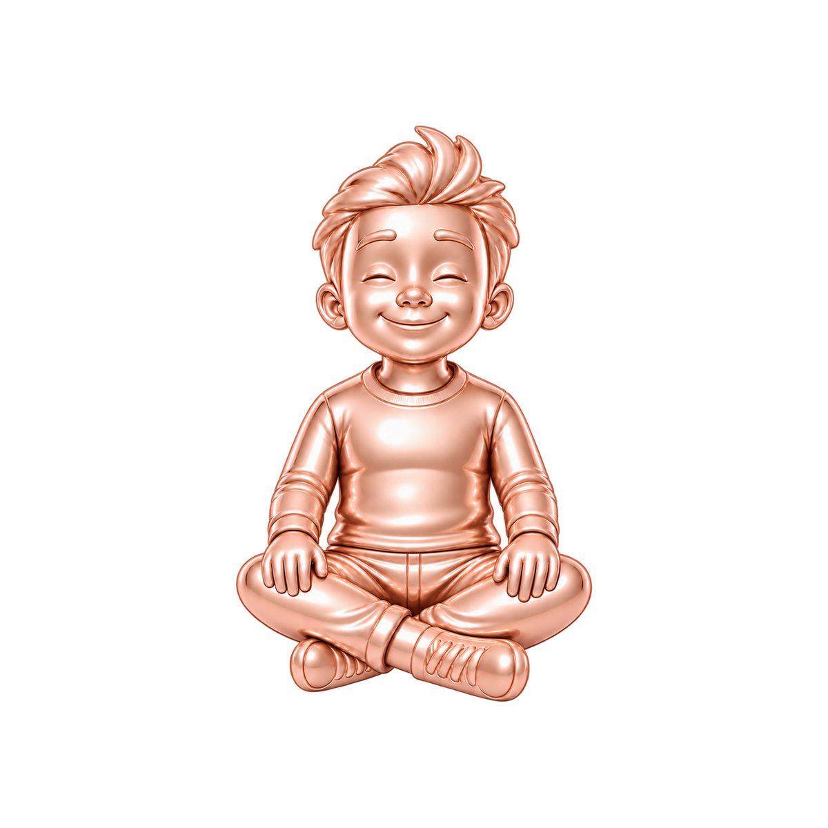 Regular Fit / Messy Spiky Hair / Rose Gold — Man Charm | man-charm-2026-09-23