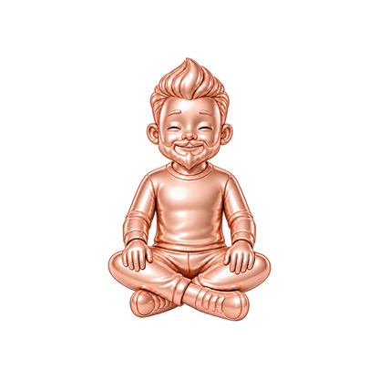 Regular Fit / Modern Faux Hawk & Ducktail Beard / Rose Gold — Man Charm | man-charm-2026-09-23