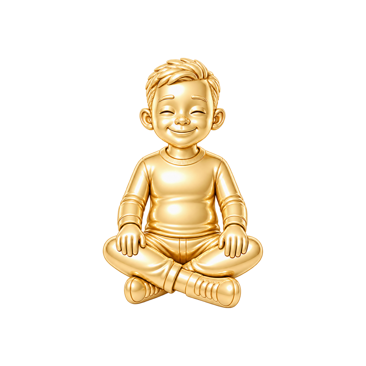 Regular Fit / Short Business Crop / Gold — Man Charm | man-charm-2026-09-23