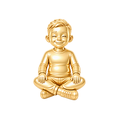 Regular Fit / Short Business Crop / Gold — Man Charm | man-charm-2026-09-23