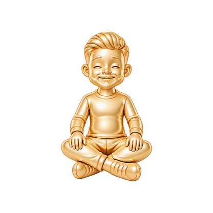Regular Fit / Short Pompadour & Short Boxed Beard / Gold — Man Charm | man-charm-2026-09-23