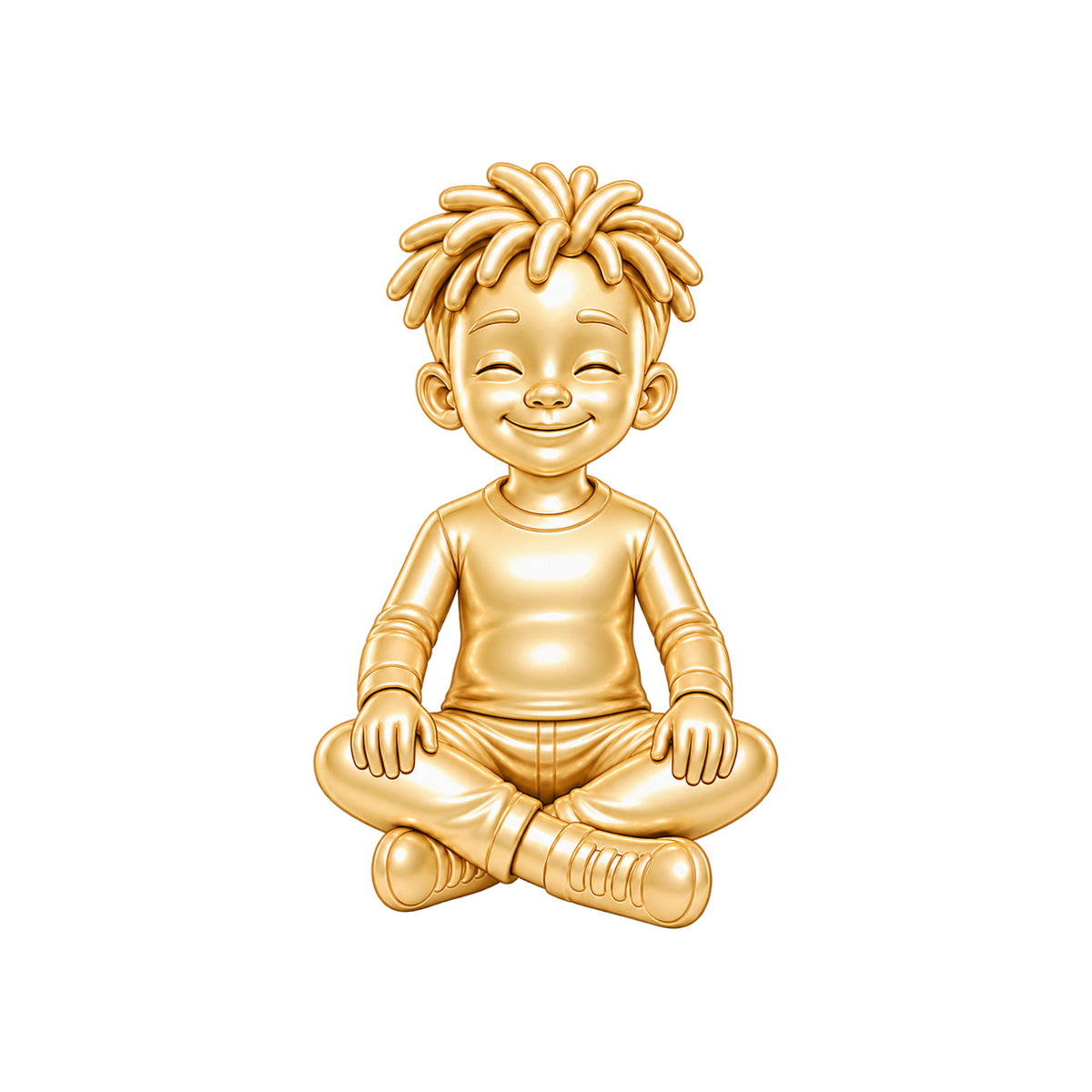 Regular Fit / Short Twists / Gold — Man Charm | man-charm-2026-09-23