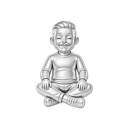 Regular Fit / Slicked-Back Undercut & Verdi Beard / Silver — Man Charm | man-charm-2026-09-23