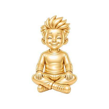 Regular Fit / Spiky Hair / Gold — Man Charm | man-charm-2026-09-23