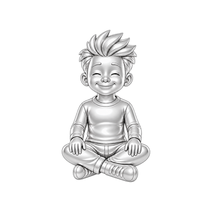 Regular Fit / Spiky Hair / Silver — Man Charm | man-charm-2026-09-23