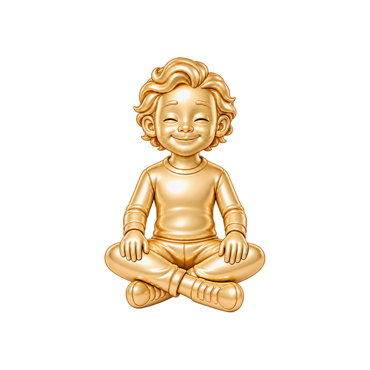 Regular Fit / Surfer Waves & Heavy Stubble / Gold — Man Charm | man-charm-2026-09-23