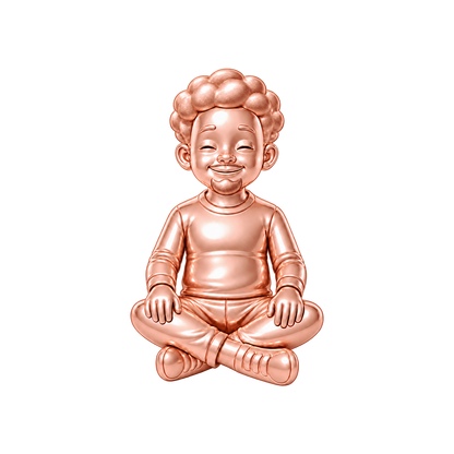 Regular Fit / Textured Afro & Chin Beard / Rose Gold — Man Charm | man-charm-2026-09-23