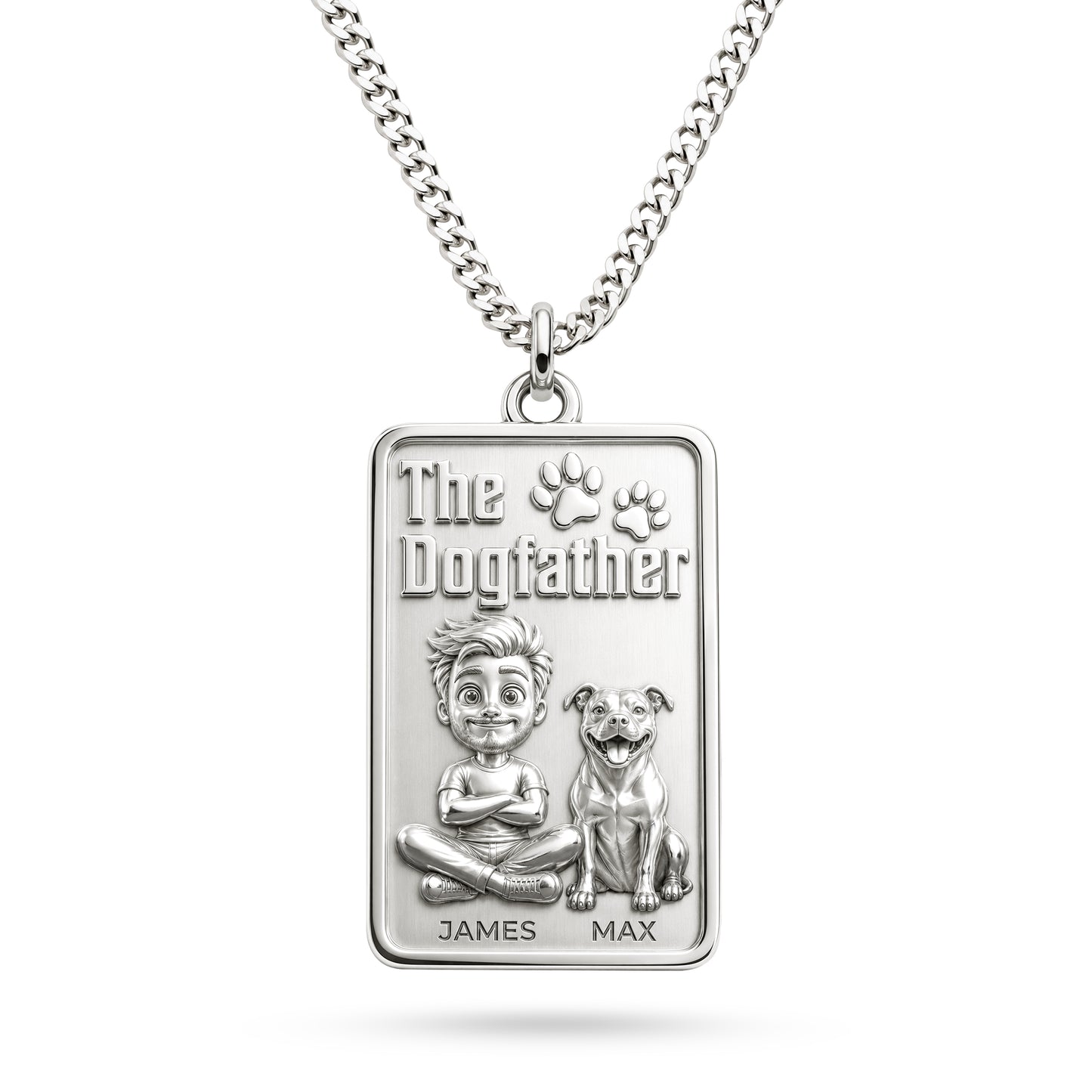 Soulyshine The Dogfather - Personalized Companion Handcrafted Necklace