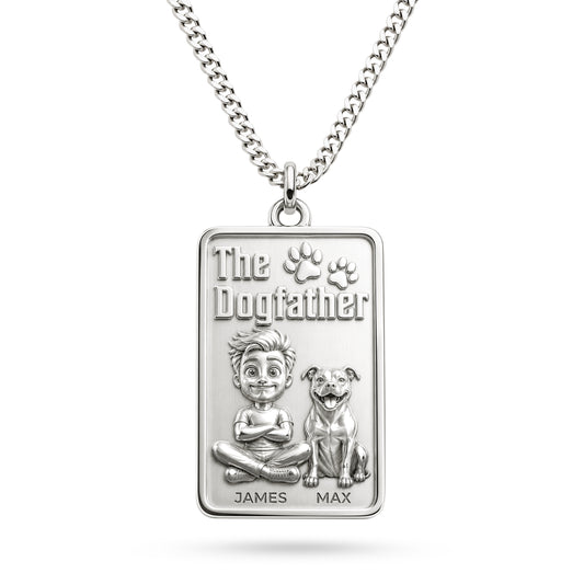Soulyshine The Dogfather - Personalized Companion Handcrafted Necklace