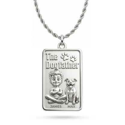 Soulyshine The Dogfather - Personalized Companion Handcrafted Necklace