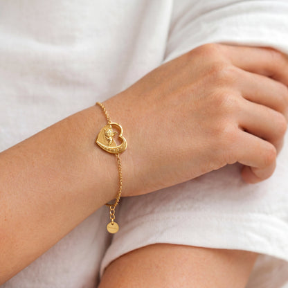 Soulyshine Starry Slumber – Personalized Pet Heart Bracelet