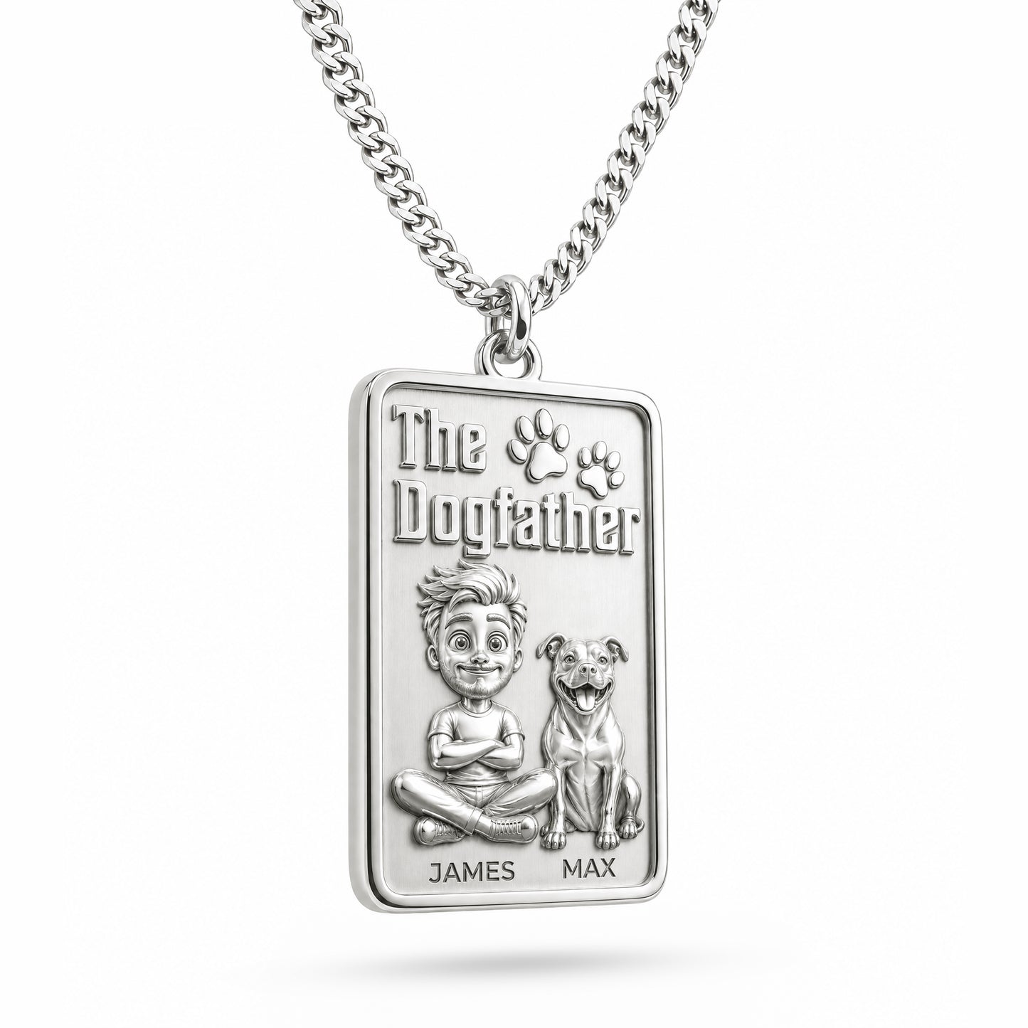 Soulyshine The Dogfather - Personalized Companion Handcrafted Necklace