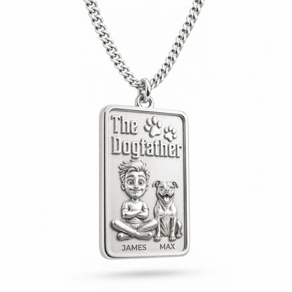 Soulyshine The Dogfather - Personalized Companion Handcrafted Necklace