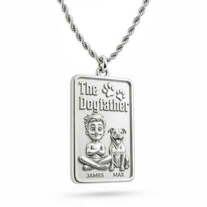 Soulyshine The Dogfather - Personalized Companion Handcrafted Necklace