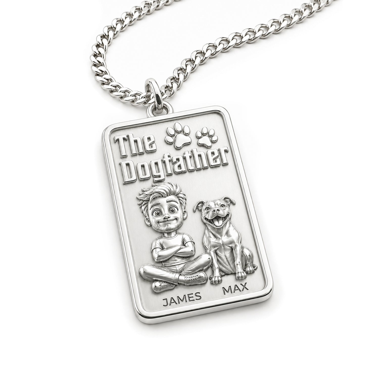 Soulyshine The Dogfather - Personalized Companion Handcrafted Necklace