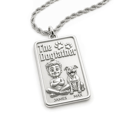 Soulyshine The Dogfather - Personalized Companion Handcrafted Necklace