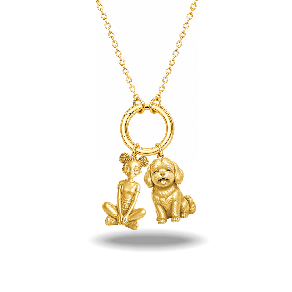 Maltese puppy cut - 18K Gold Vermeil - 1st