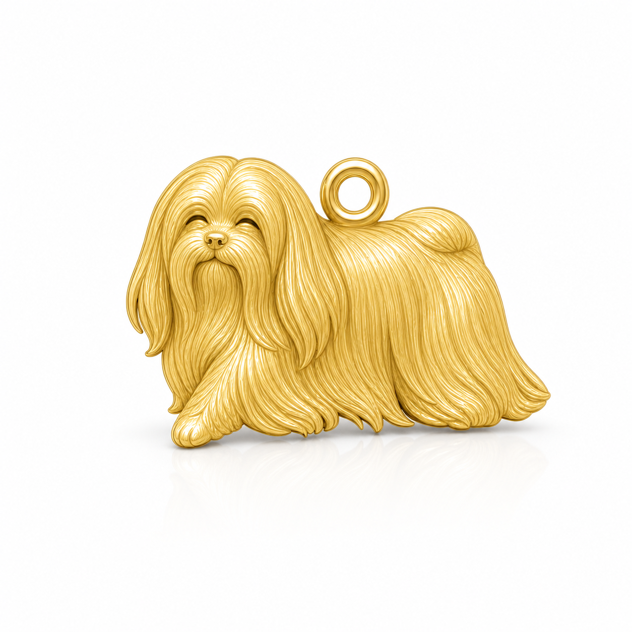 Soulyshine Maltese long coat Personalized Pet Companion Charm Only