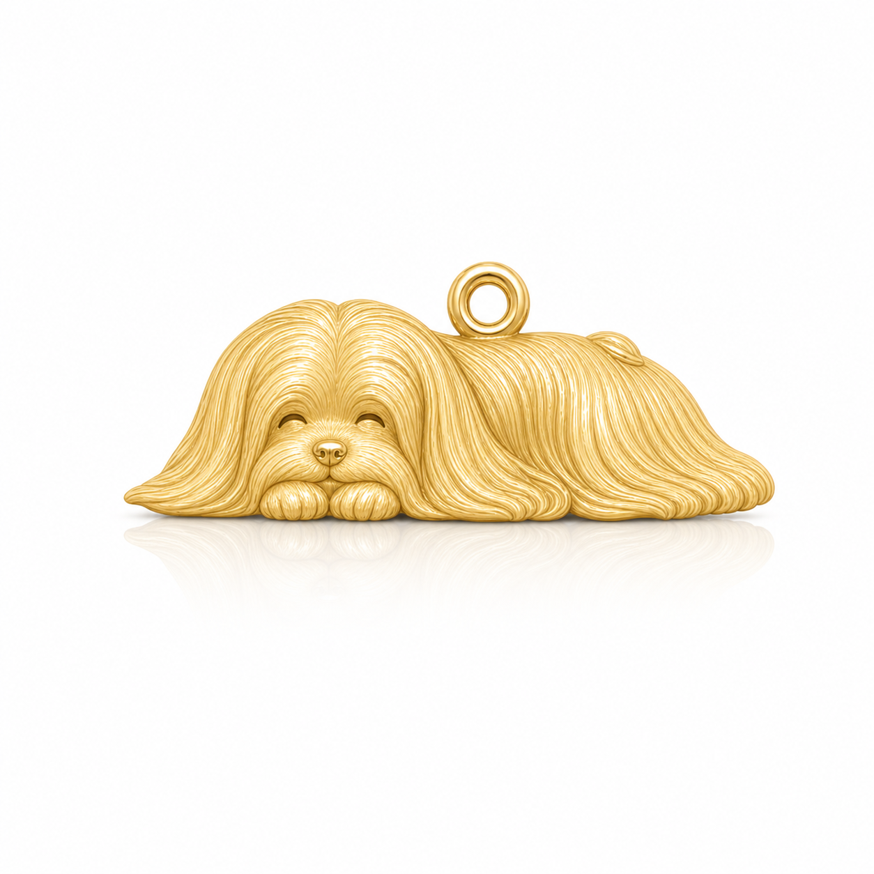 Soulyshine Maltese long coat Personalized Pet Companion Charm Only