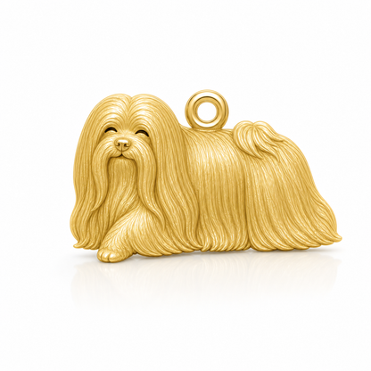 Soulyshine Maltese long coat Personalized Pet Companion Charm Only