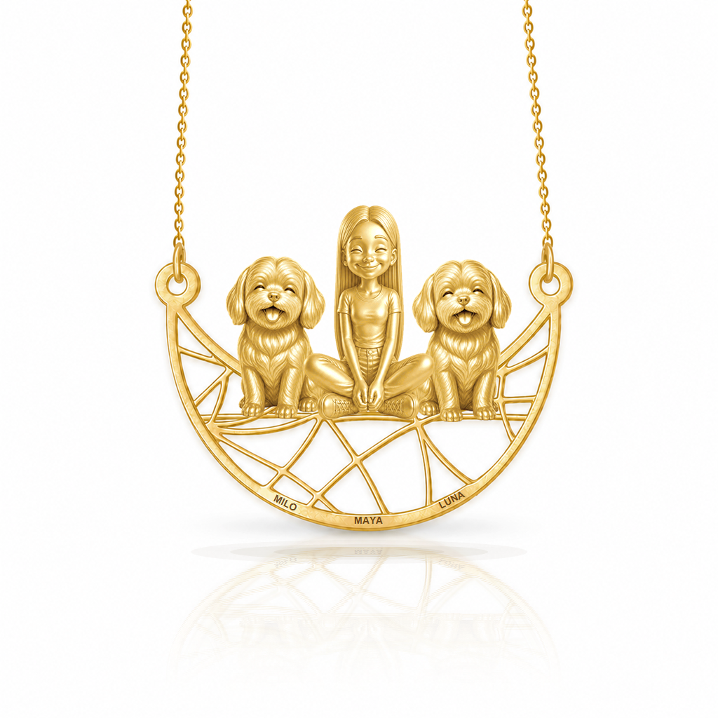 Maltese puppy cut - 18K Gold Vermeil - 1st