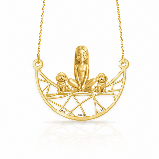 Maltese puppy cut - 18K Gold Vermeil - 1st
