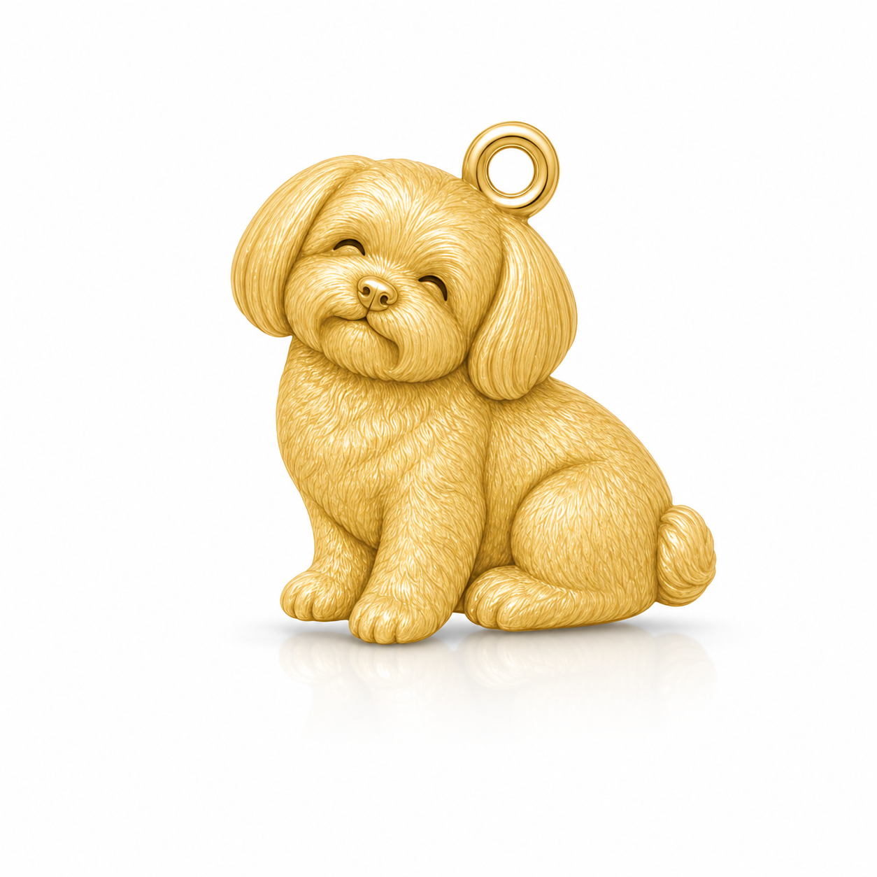Soulyshine Maltese puppy cut Personalized Pet Companion Charm Only