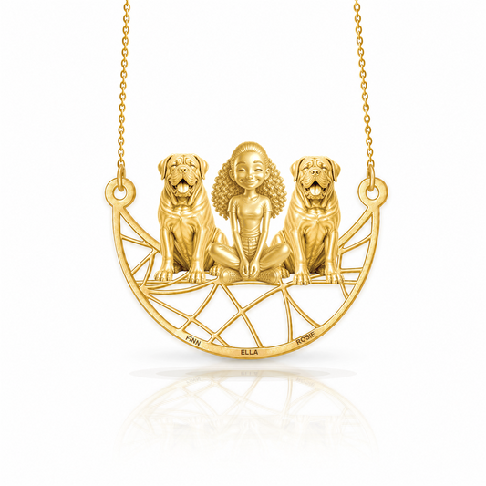 Soulyshine Mastiff personalized companion necklace