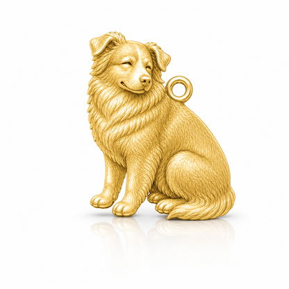 Soulyshine Mini Aussie Personalized Pet Companion Charm Only