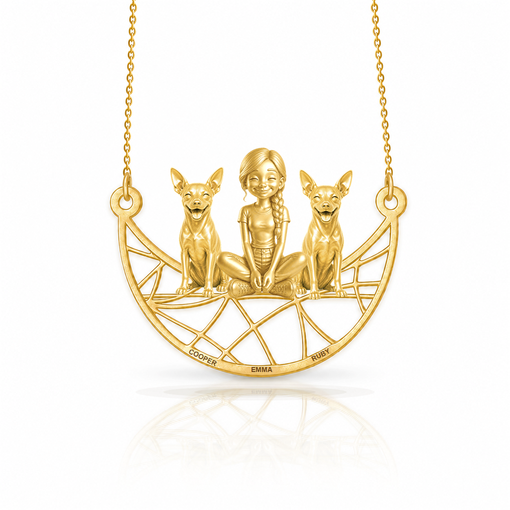Miniature Pinscher - 18K Gold Vermeil - 1st