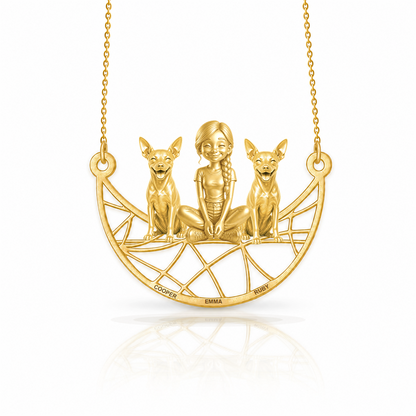 Miniature Pinscher - 18K Gold Vermeil - 1st