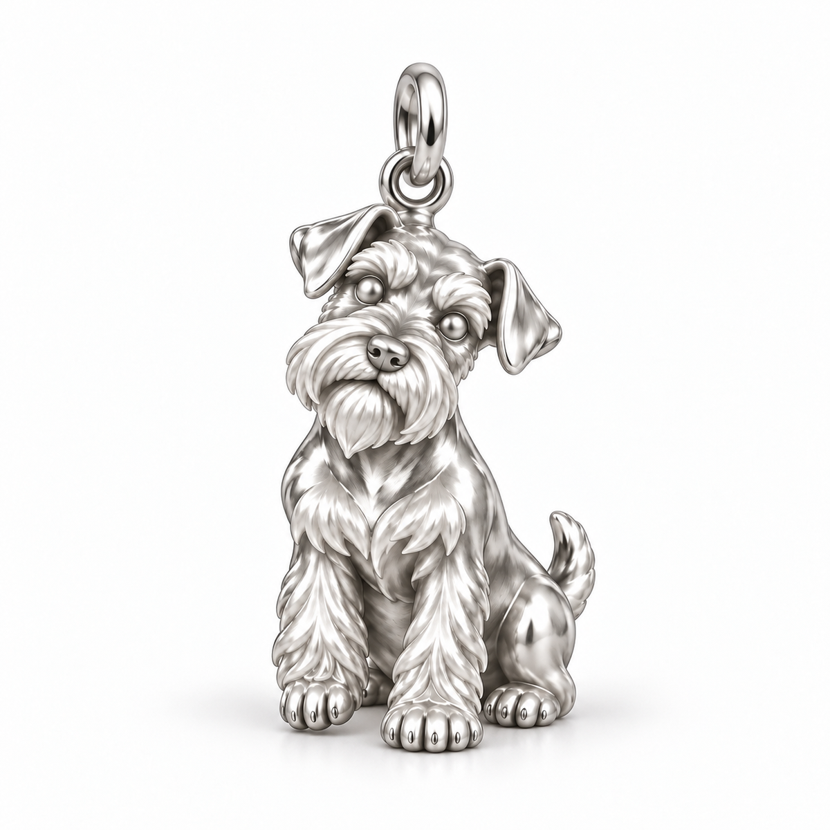 Miniature Schnauzer charm — Curious Head Tilt